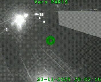 <h2>Caméra routière sur l'autoroute A20 à Brive-la-Gaillarde, à la jonction avec l'A89. Vue orientée vers Paris</h2>