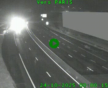 <h2>Caméra routière sur l'autoroute A20 à Brive-la-Gaillarde, à la jonction avec l'A89. Vue orientée vers Paris</h2>