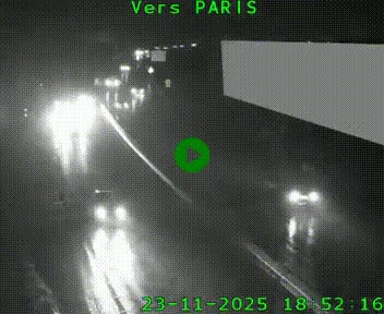 <h2>Caméra routière sur l'autoroute A20 à Brive-la-Gaillarde, à la jonction avec l'A89. Vue orientée vers Paris</h2>