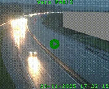 <h2>Caméra routière sur l'autoroute A20 à Brive-la-Gaillarde, à la jonction avec l'A89. Vue orientée vers Paris</h2>