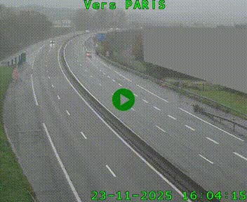 <h2>Caméra routière sur l'autoroute A20 à Brive-la-Gaillarde, à la jonction avec l'A89. Vue orientée vers Paris</h2>