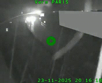 <h2>Caméra routière sur l'autoroute A20 à Brive-la-Gaillarde, à la jonction avec l'A89. Vue orientée vers Paris</h2>