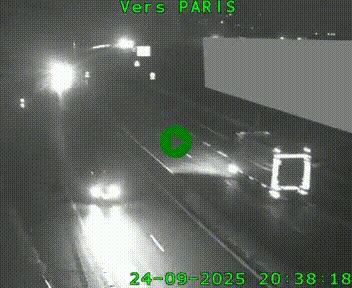 <h2>Caméra routière sur l'autoroute A20 à Brive-la-Gaillarde, à la jonction avec l'A89. Vue orientée vers Paris</h2>