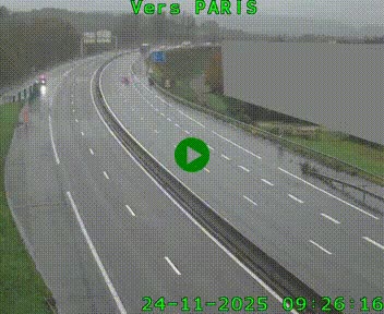<h2>Caméra routière sur l'autoroute A20 à Brive-la-Gaillarde, à la jonction avec l'A89. Vue orientée vers Paris</h2>