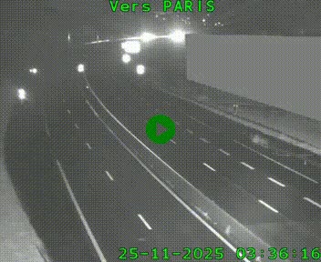 <h2>Caméra routière sur l'autoroute A20 à Brive-la-Gaillarde, à la jonction avec l'A89. Vue orientée vers Paris</h2>
