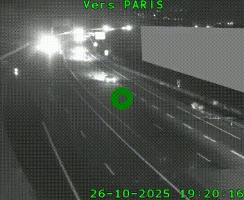 <h2>Caméra routière sur l'autoroute A20 à Brive-la-Gaillarde, à la jonction avec l'A89. Vue orientée vers Paris</h2>