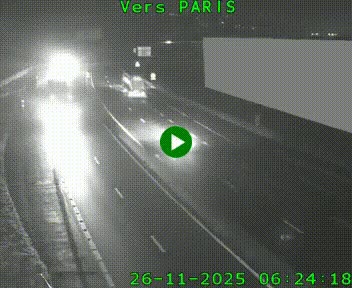 <h2>Caméra routière sur l'autoroute A20 à Brive-la-Gaillarde, à la jonction avec l'A89. Vue orientée vers Paris</h2>