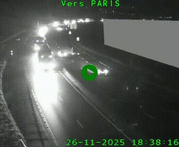 <h2>Caméra routière sur l'autoroute A20 à Brive-la-Gaillarde, à la jonction avec l'A89. Vue orientée vers Paris</h2>