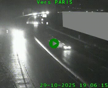 <h2>Caméra routière sur l'autoroute A20 à Brive-la-Gaillarde, à la jonction avec l'A89. Vue orientée vers Paris</h2>