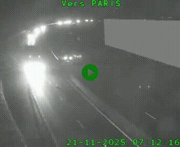 <h2>Caméra routière sur l'autoroute A20 à Brive-la-Gaillarde, à la jonction avec l'A89. Vue orientée vers Paris</h2>