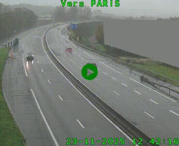 <h2>Caméra routière sur l'autoroute A20 à Brive-la-Gaillarde, à la jonction avec l'A89. Vue orientée vers Paris</h2>