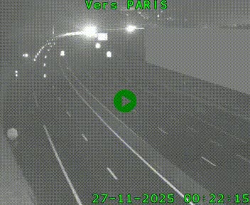 <h2>Caméra routière sur l'autoroute A20 à Brive-la-Gaillarde, à la jonction avec l'A89. Vue orientée vers Paris</h2>