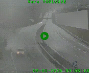 <h2>Caméra routière sur l'autoroute A20 à Noailles, en périphérie de Brive-la-Gaillarde. Vue orientée vers Toulouse</h2>