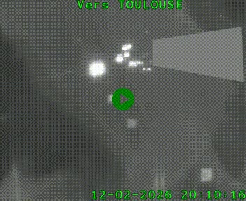 <h2>Caméra routière sur l'autoroute A20 à Noailles, en périphérie de Brive-la-Gaillarde. Vue orientée vers Toulouse</h2>