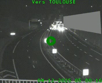<h2>Caméra routière sur l'autoroute A20 à Noailles, en périphérie de Brive-la-Gaillarde. Vue orientée vers Toulouse</h2>