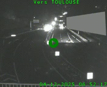 <h2>Caméra routière sur l'autoroute A20 à Noailles, en périphérie de Brive-la-Gaillarde. Vue orientée vers Toulouse</h2>