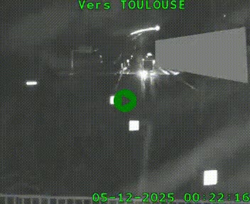 <h2>Caméra routière sur l'autoroute A20 à Noailles, en périphérie de Brive-la-Gaillarde. Vue orientée vers Toulouse</h2>