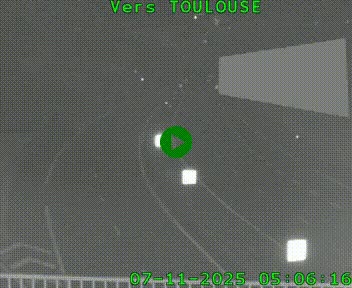 <h2>Caméra routière sur l'autoroute A20 à Noailles, en périphérie de Brive-la-Gaillarde. Vue orientée vers Toulouse</h2>