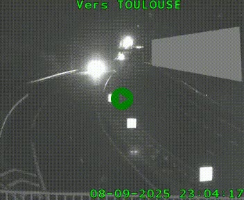 <h2>Caméra routière sur l'autoroute A20 à Noailles, en périphérie de Brive-la-Gaillarde. Vue orientée vers Toulouse</h2>
