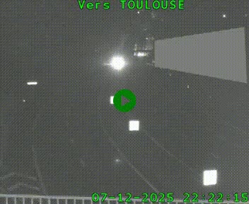 <h2>Caméra routière sur l'autoroute A20 à Noailles, en périphérie de Brive-la-Gaillarde. Vue orientée vers Toulouse</h2>