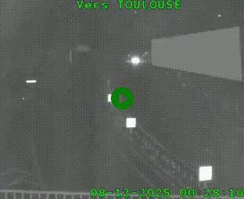 <h2>Caméra routière sur l'autoroute A20 à Noailles, en périphérie de Brive-la-Gaillarde. Vue orientée vers Toulouse</h2>