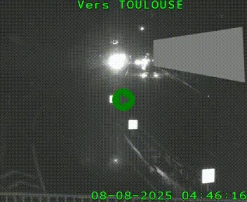 <h2>Caméra routière sur l'autoroute A20 à Noailles, en périphérie de Brive-la-Gaillarde. Vue orientée vers Toulouse</h2>
