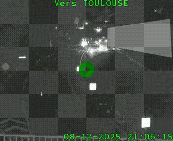 <h2>Caméra routière sur l'autoroute A20 à Noailles, en périphérie de Brive-la-Gaillarde. Vue orientée vers Toulouse</h2>