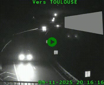 <h2>Caméra routière sur l'autoroute A20 à Noailles, en périphérie de Brive-la-Gaillarde. Vue orientée vers Toulouse</h2>