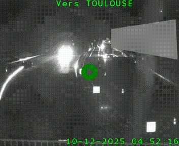 <h2>Caméra routière sur l'autoroute A20 à Noailles, en périphérie de Brive-la-Gaillarde. Vue orientée vers Toulouse</h2>