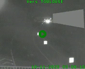 <h2>Caméra routière sur l'autoroute A20 à Noailles, en périphérie de Brive-la-Gaillarde. Vue orientée vers Toulouse</h2>