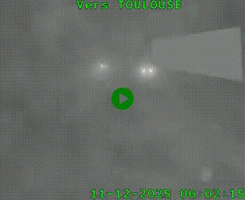 <h2>Caméra routière sur l'autoroute A20 à Noailles, en périphérie de Brive-la-Gaillarde. Vue orientée vers Toulouse</h2>