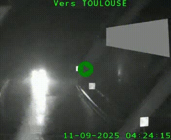 <h2>Caméra routière sur l'autoroute A20 à Noailles, en périphérie de Brive-la-Gaillarde. Vue orientée vers Toulouse</h2>