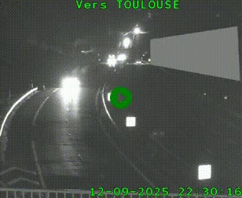<h2>Caméra routière sur l'autoroute A20 à Noailles, en périphérie de Brive-la-Gaillarde. Vue orientée vers Toulouse</h2>