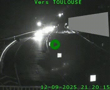 <h2>Caméra routière sur l'autoroute A20 à Noailles, en périphérie de Brive-la-Gaillarde. Vue orientée vers Toulouse</h2>