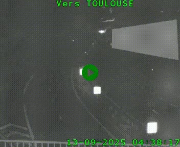 <h2>Caméra routière sur l'autoroute A20 à Noailles, en périphérie de Brive-la-Gaillarde. Vue orientée vers Toulouse</h2>
