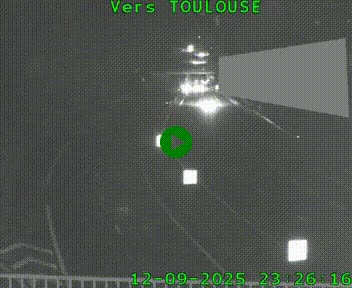 <h2>Caméra routière sur l'autoroute A20 à Noailles, en périphérie de Brive-la-Gaillarde. Vue orientée vers Toulouse</h2>