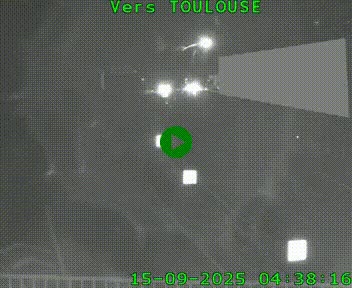 <h2>Caméra routière sur l'autoroute A20 à Noailles, en périphérie de Brive-la-Gaillarde. Vue orientée vers Toulouse</h2>
