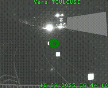<h2>Caméra routière sur l'autoroute A20 à Noailles, en périphérie de Brive-la-Gaillarde. Vue orientée vers Toulouse</h2>