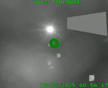 <h2>Caméra routière sur l'autoroute A20 à Noailles, en périphérie de Brive-la-Gaillarde. Vue orientée vers Toulouse</h2>