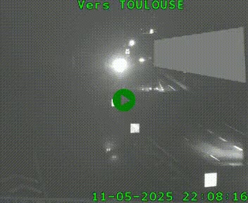 Caméra routière sur l'autoroute A20 à Noailles, en périphérie de Brive-la-Gaillarde. Vue orientée vers Toulouse