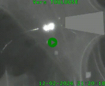 <h2>Caméra routière sur l'autoroute A20 à Noailles, en périphérie de Brive-la-Gaillarde. Vue orientée vers Toulouse</h2>