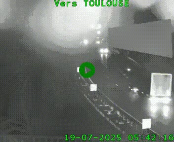 <h2>Caméra routière sur l'autoroute A20 à Noailles, en périphérie de Brive-la-Gaillarde. Vue orientée vers Toulouse</h2>