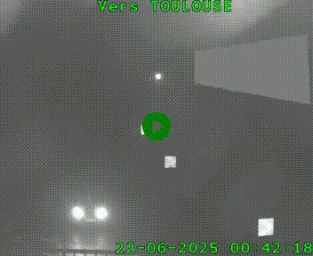 <h2>Caméra routière sur l'autoroute A20 à Noailles, en périphérie de Brive-la-Gaillarde. Vue orientée vers Toulouse</h2>