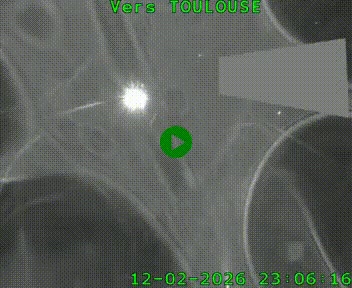 <h2>Caméra routière sur l'autoroute A20 à Noailles, en périphérie de Brive-la-Gaillarde. Vue orientée vers Toulouse</h2>