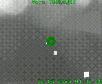 <h2>Caméra routière sur l'autoroute A20 à Noailles, en périphérie de Brive-la-Gaillarde. Vue orientée vers Toulouse</h2>