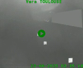<h2>Caméra routière sur l'autoroute A20 à Noailles, en périphérie de Brive-la-Gaillarde. Vue orientée vers Toulouse</h2>