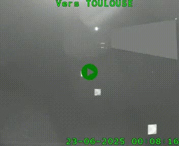 <h2>Caméra routière sur l'autoroute A20 à Noailles, en périphérie de Brive-la-Gaillarde. Vue orientée vers Toulouse</h2>