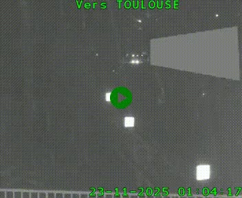 Caméra routière sur l'autoroute A20 à Noailles, en périphérie de Brive-la-Gaillarde. Vue orientée vers Toulouse