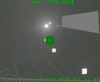 <h2>Caméra routière sur l'autoroute A20 à Noailles, en périphérie de Brive-la-Gaillarde. Vue orientée vers Toulouse</h2>