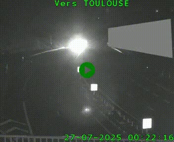 <h2>Caméra routière sur l'autoroute A20 à Noailles, en périphérie de Brive-la-Gaillarde. Vue orientée vers Toulouse</h2>